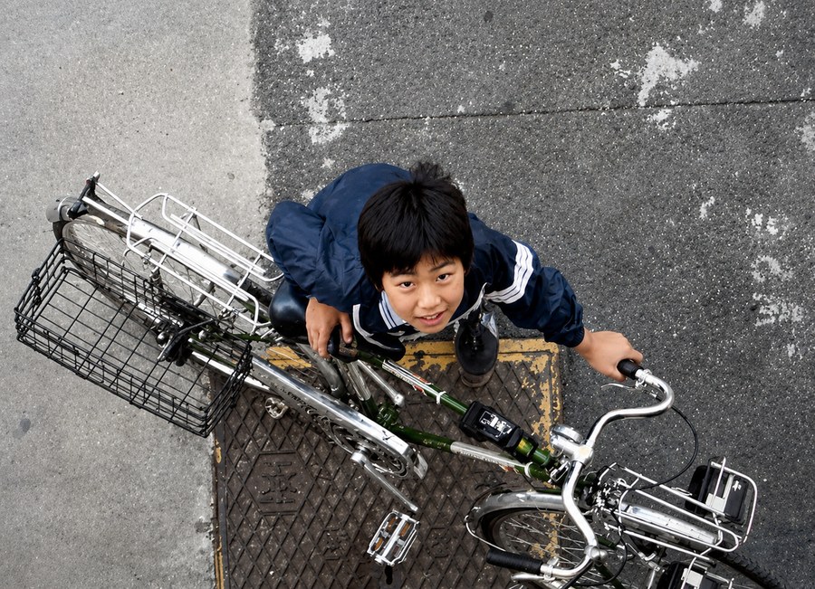 A photo my father took of me back in elementary school
